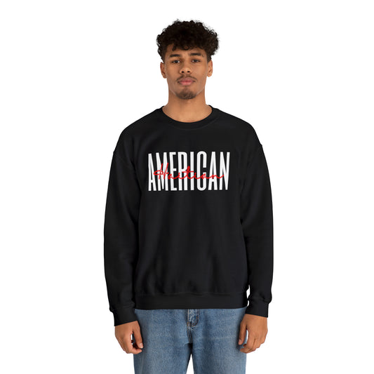 Haitian American Haiti Color Text Unisex Sweatshirt