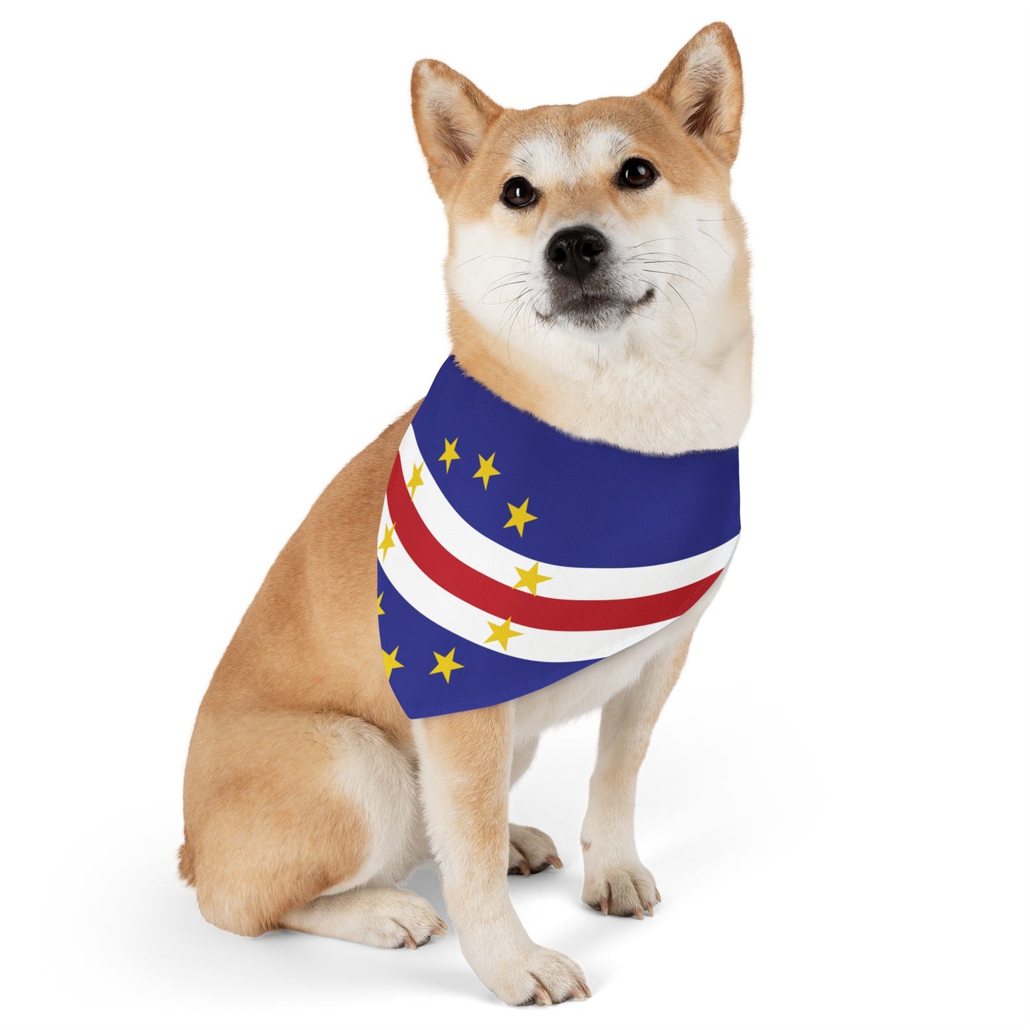 Cape Verde Flag Pet Bandana Collar | Animal Cat Dog Collar Cape Verdean