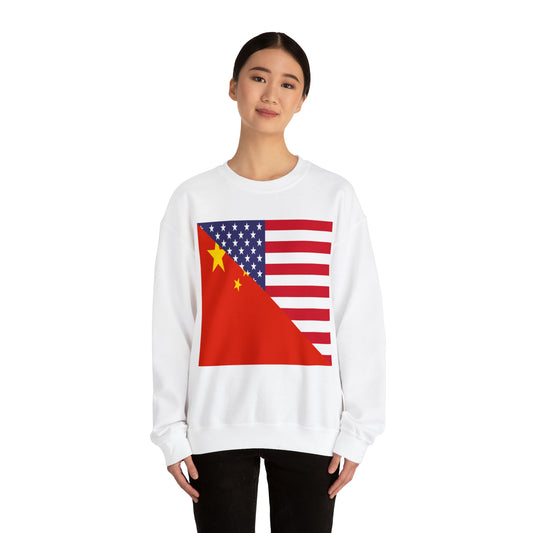 Chinese American Flag China USA Unisex Sweatshirt