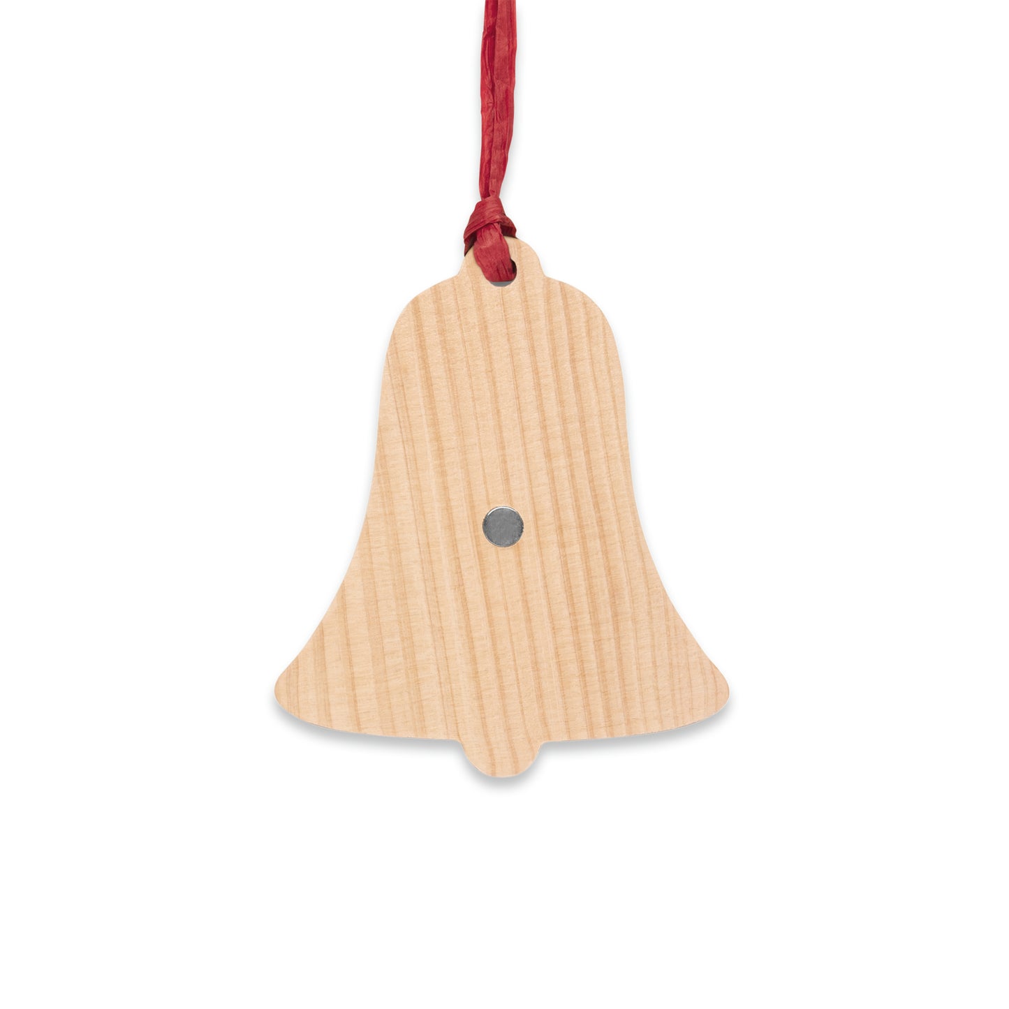 Canadian American Flag Canada USA Wooden Ornament