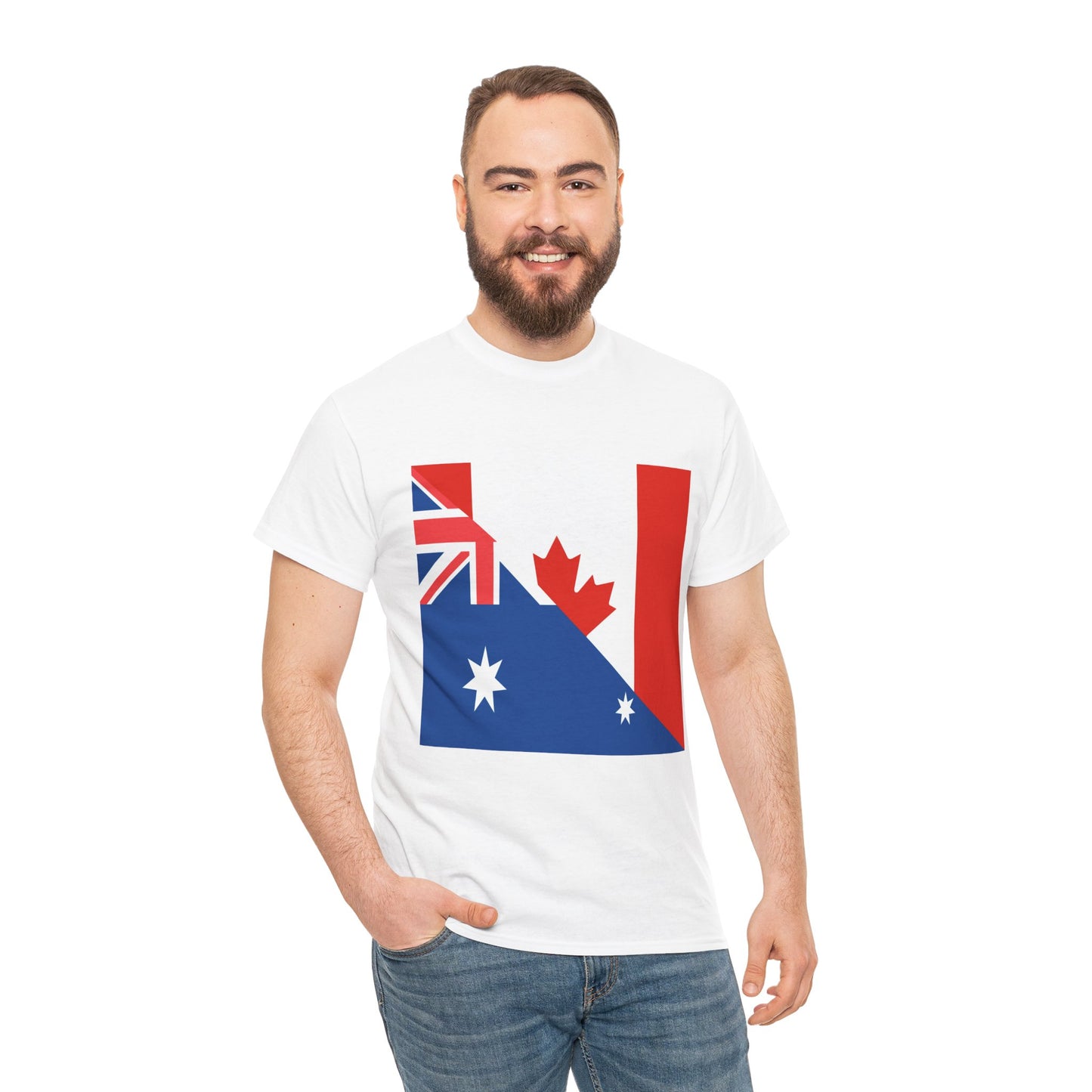 Canadian Australian Flag Shirt | Unisex Canada Australia Men Women TShirt