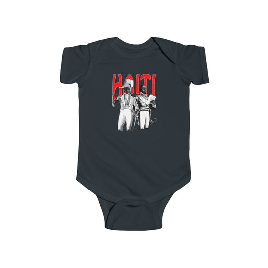 Haitian Rebellion Dessalines Toussaint Haiti Leaders Baby Bodysuit | Newborn Boy Girl