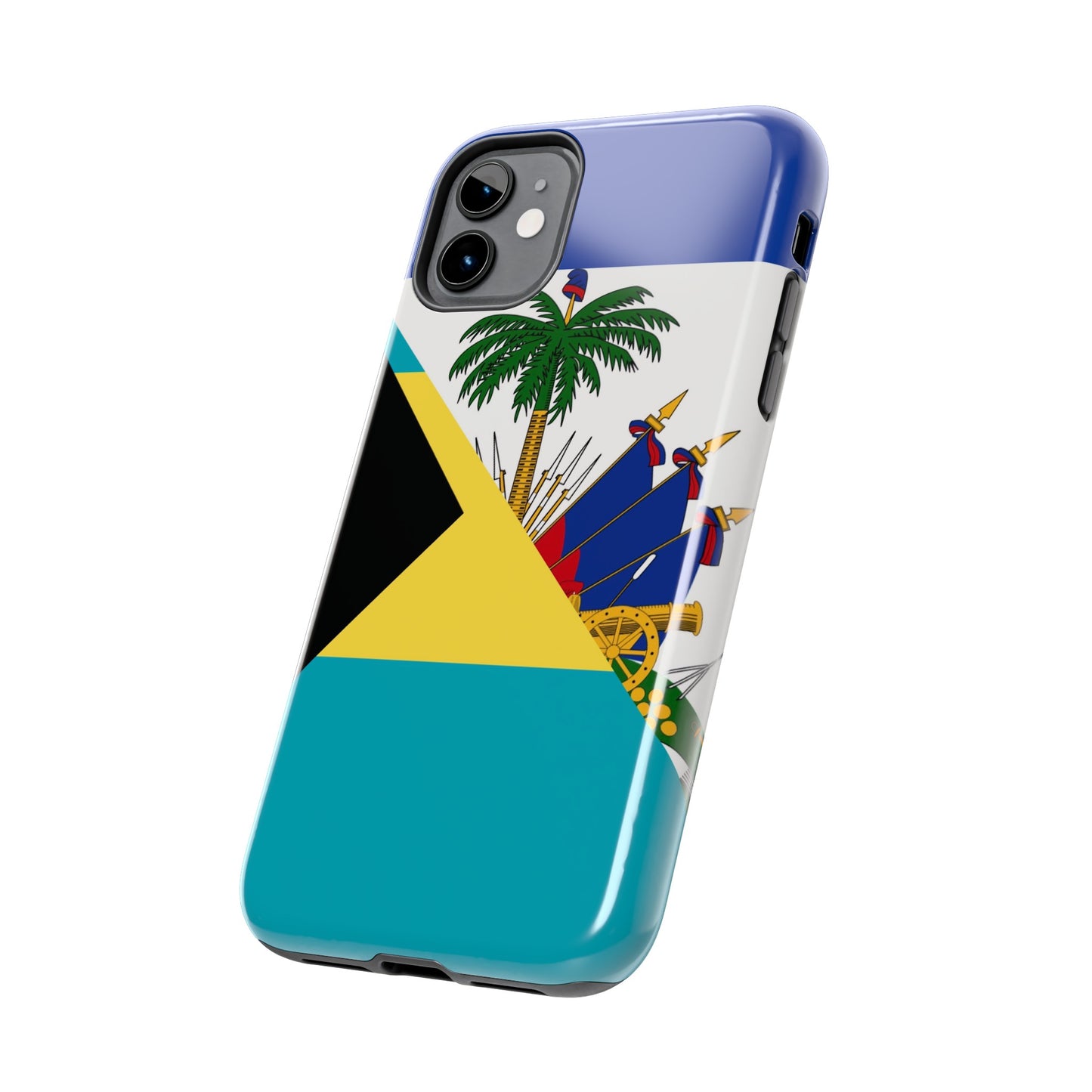 Bahamas Haiti Flag Bahamian Haitian Tough Phone Cases