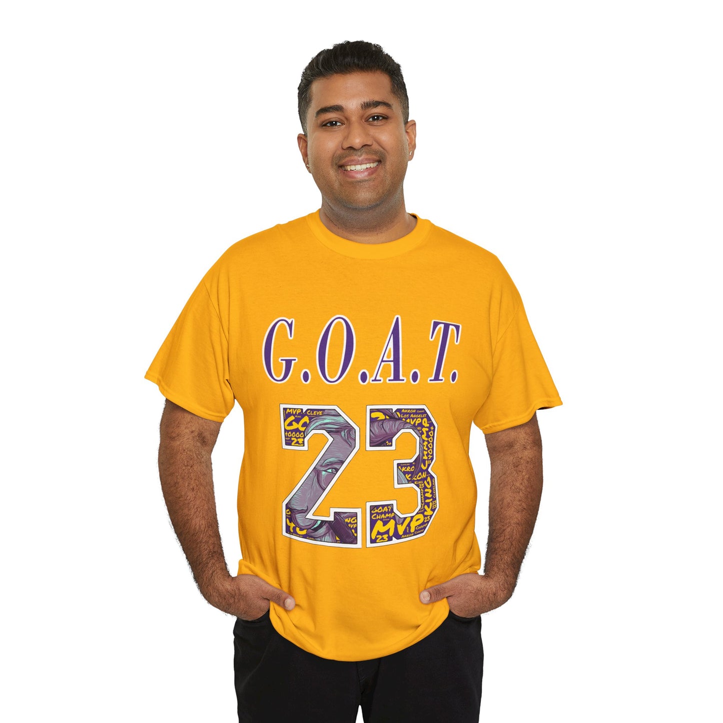 GOAT 23 T-Shirt | Los Angeles Basketball G.O.A.T Tee