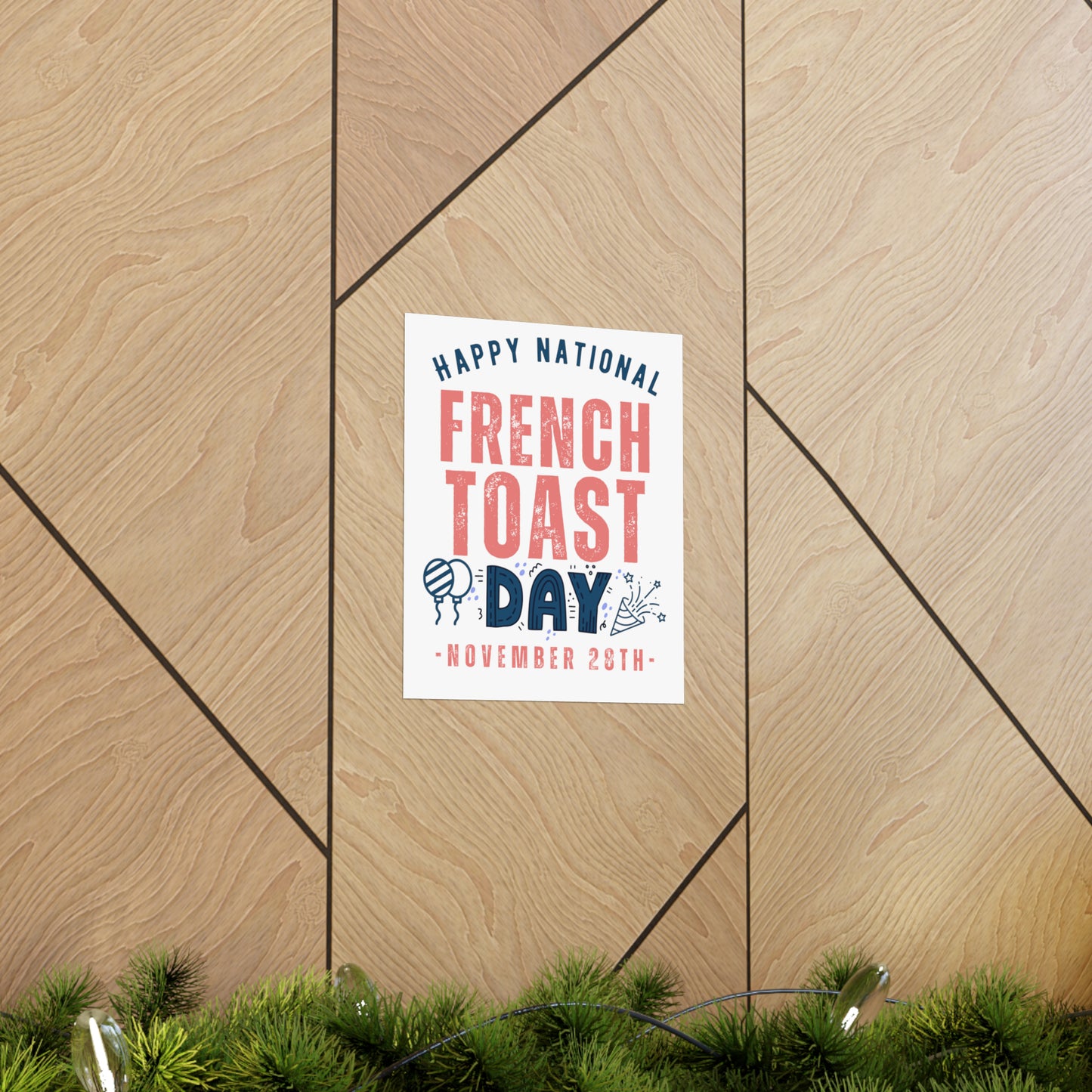 National French Toast Day November 28th Foodie Premium Matte Poster