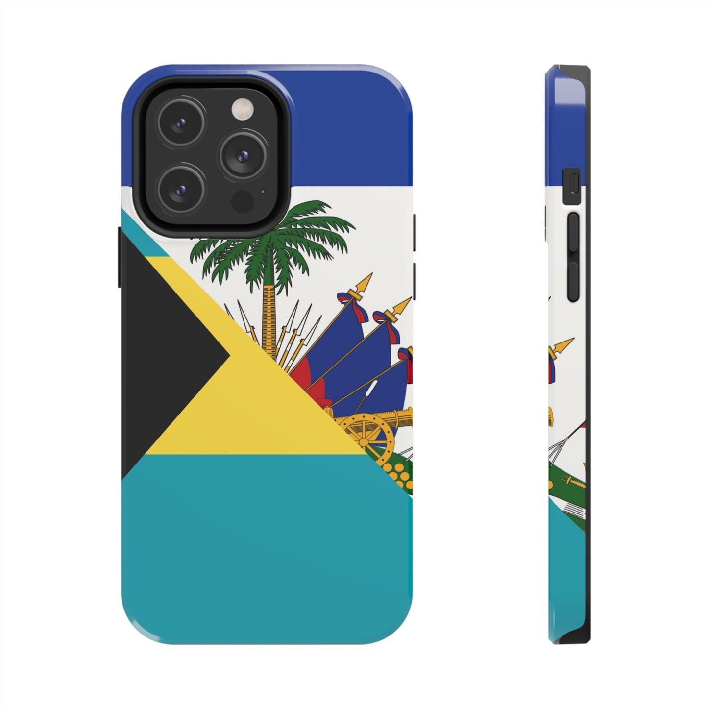 Bahamas Haiti Flag Bahamian Haitian Tough Phone Cases