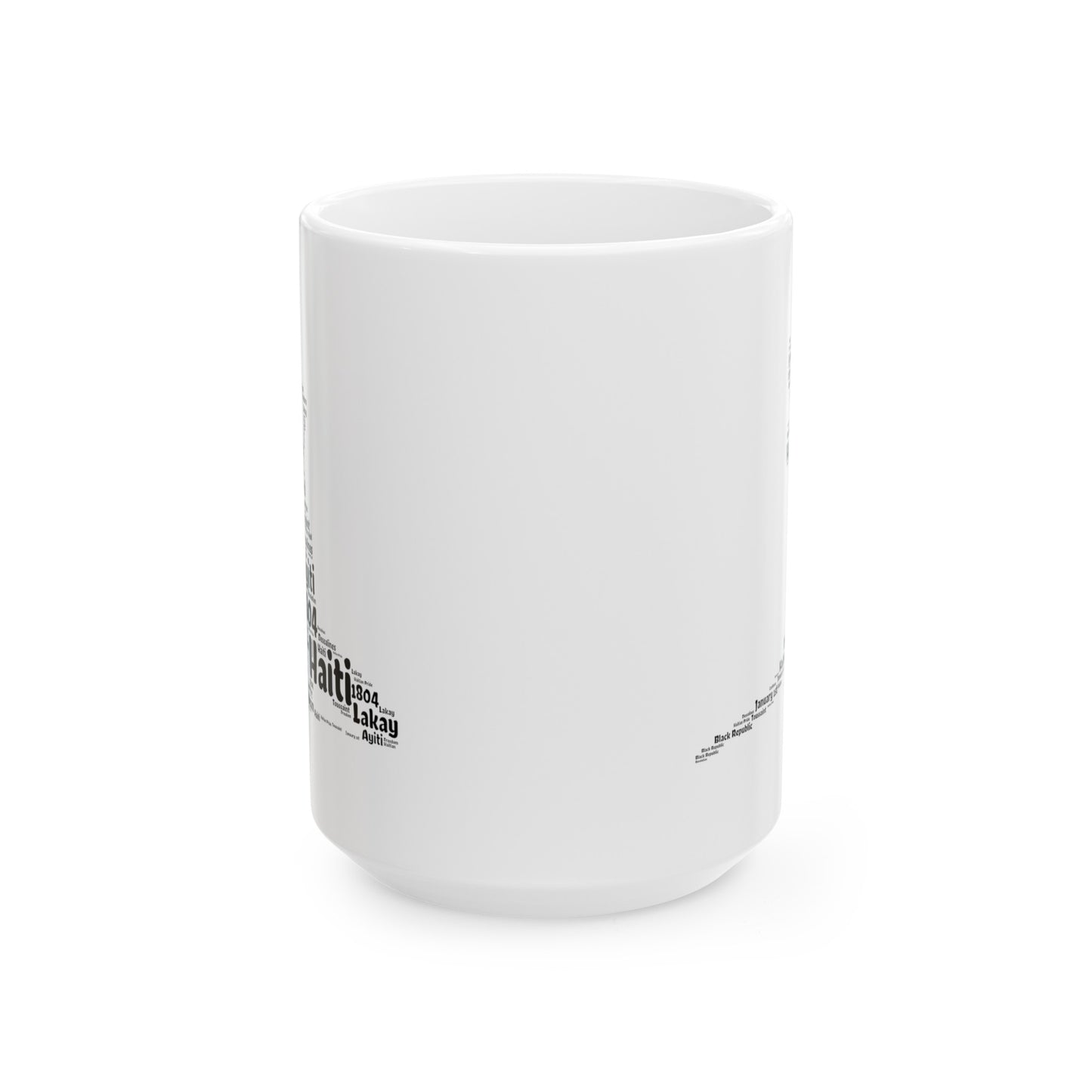 Neg Mawon Haitian Shapecloud Black | Neg Marron Haiti Ceramic Mug 11oz, 15oz Cup