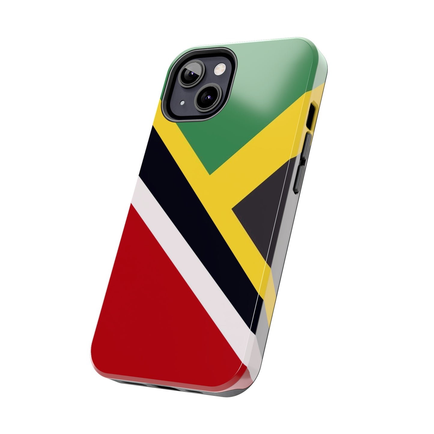 Jamaica Trinidad Flag Jamaican Trini Tough Phone Cases