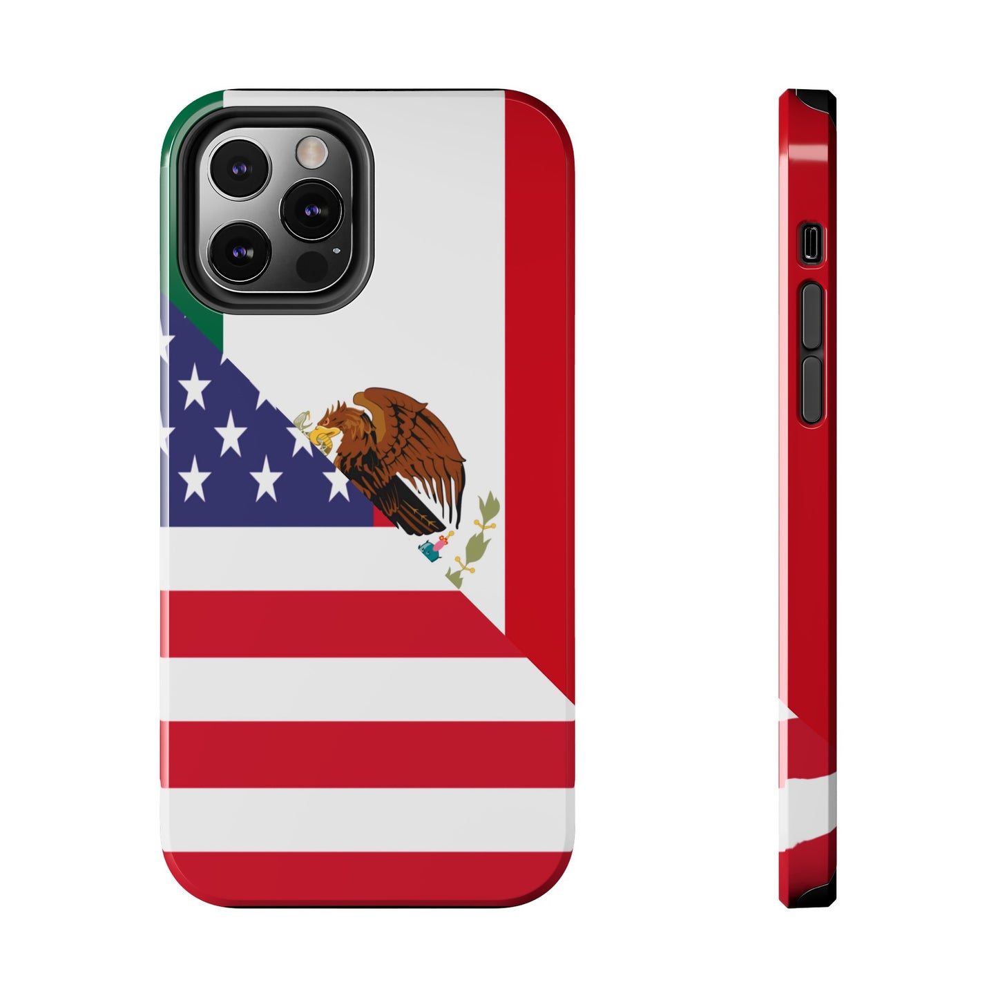 Mexican American Flag Mexico USA Tough Phone Cases