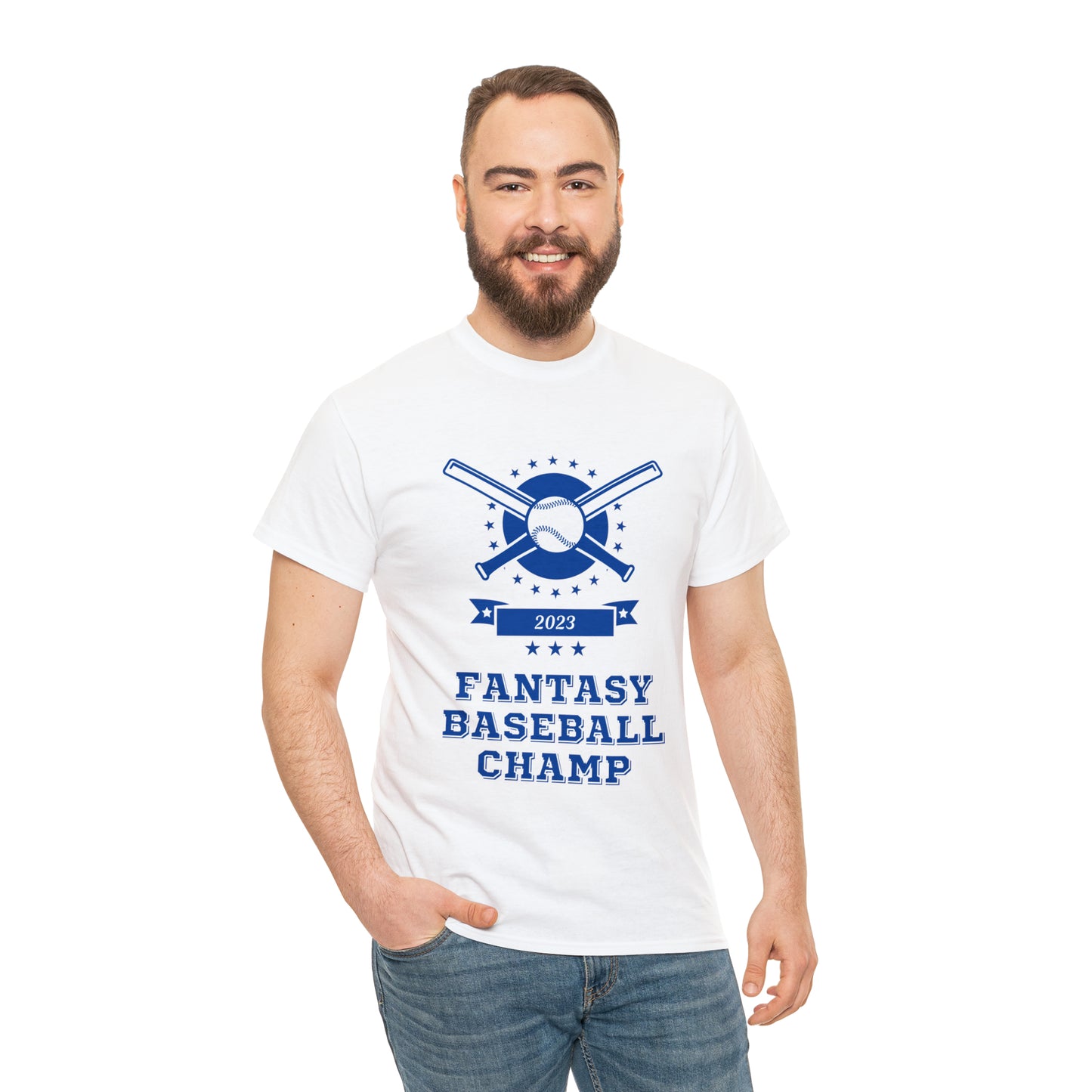 Fantasy Baseball 2023 Champion Fantasy League Champ T-Shirt | Unisex Tee Shirt