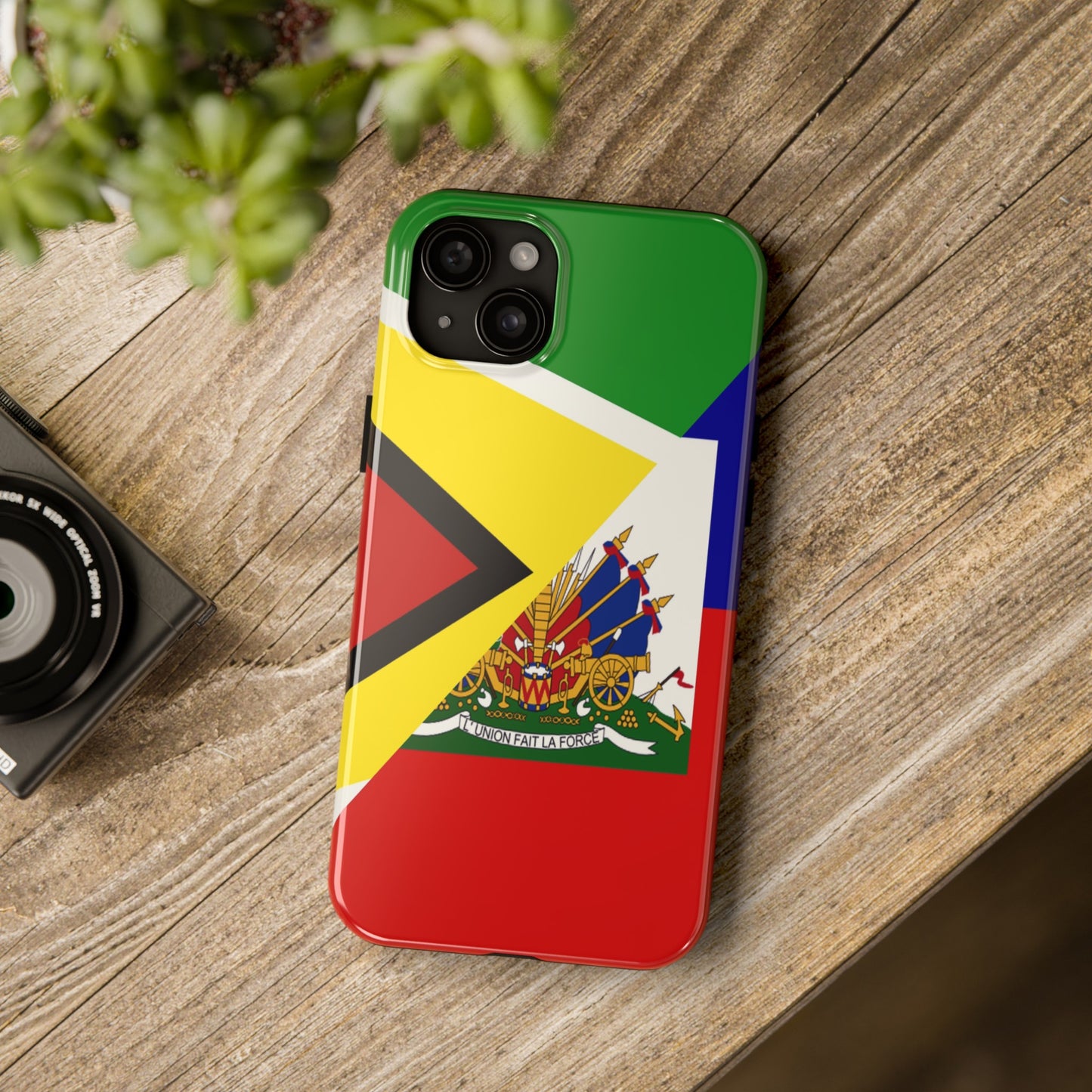 Haiti Guyana Flag Haitian Guyanese Tough Phone Cases