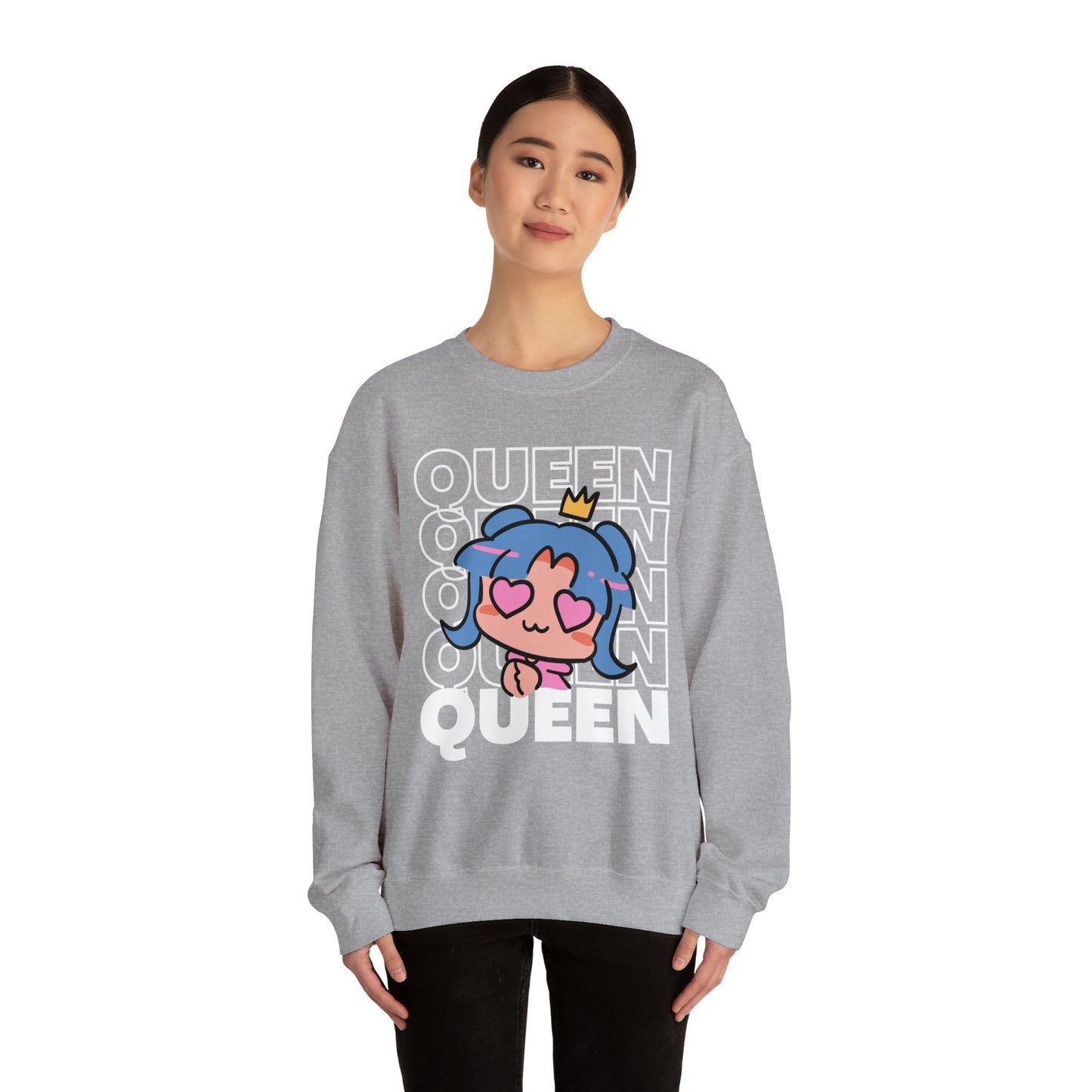 Anime Queen Royalty Crown Unisex Sweatshirt