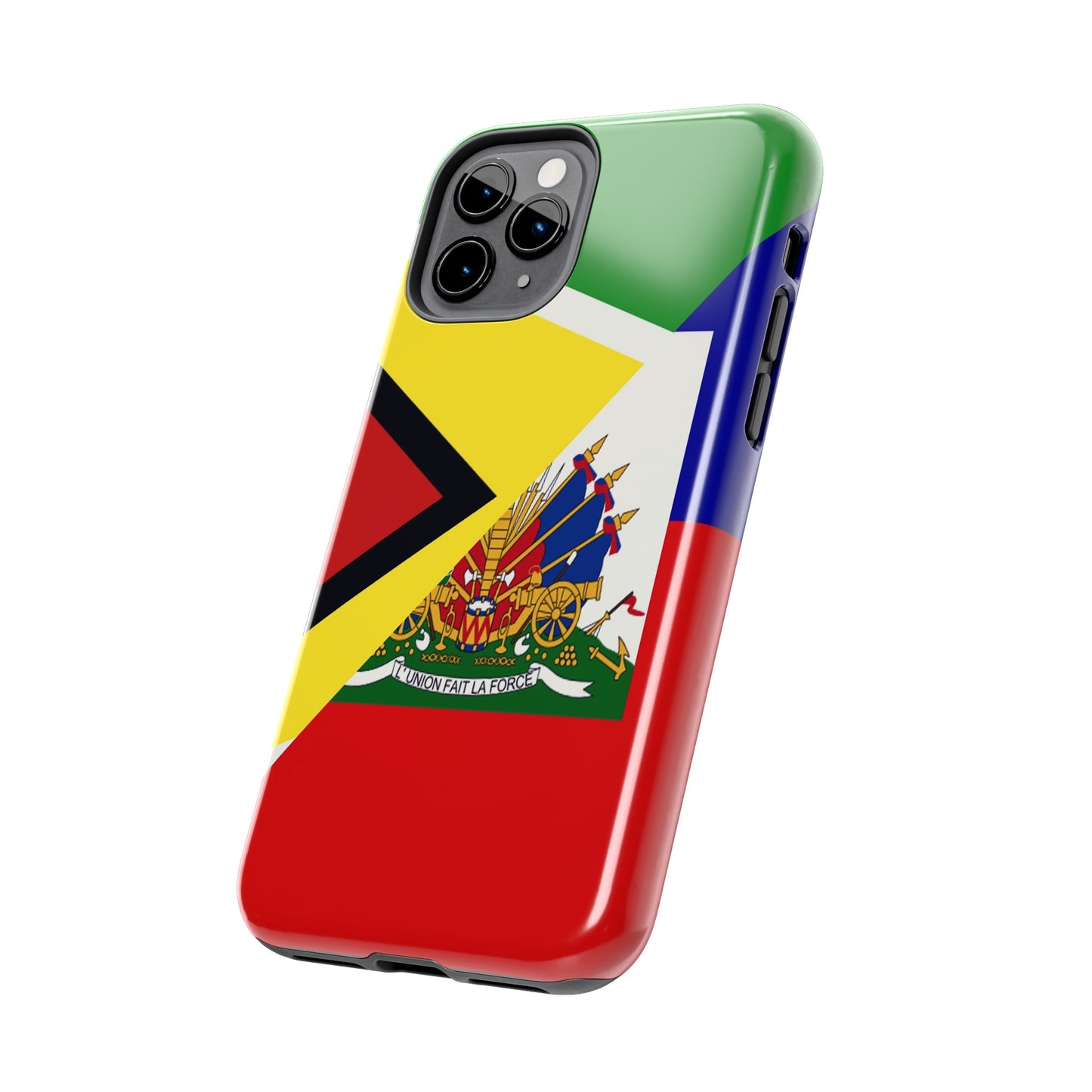 Haiti Guyana Flag Haitian Guyanese Tough Phone Cases