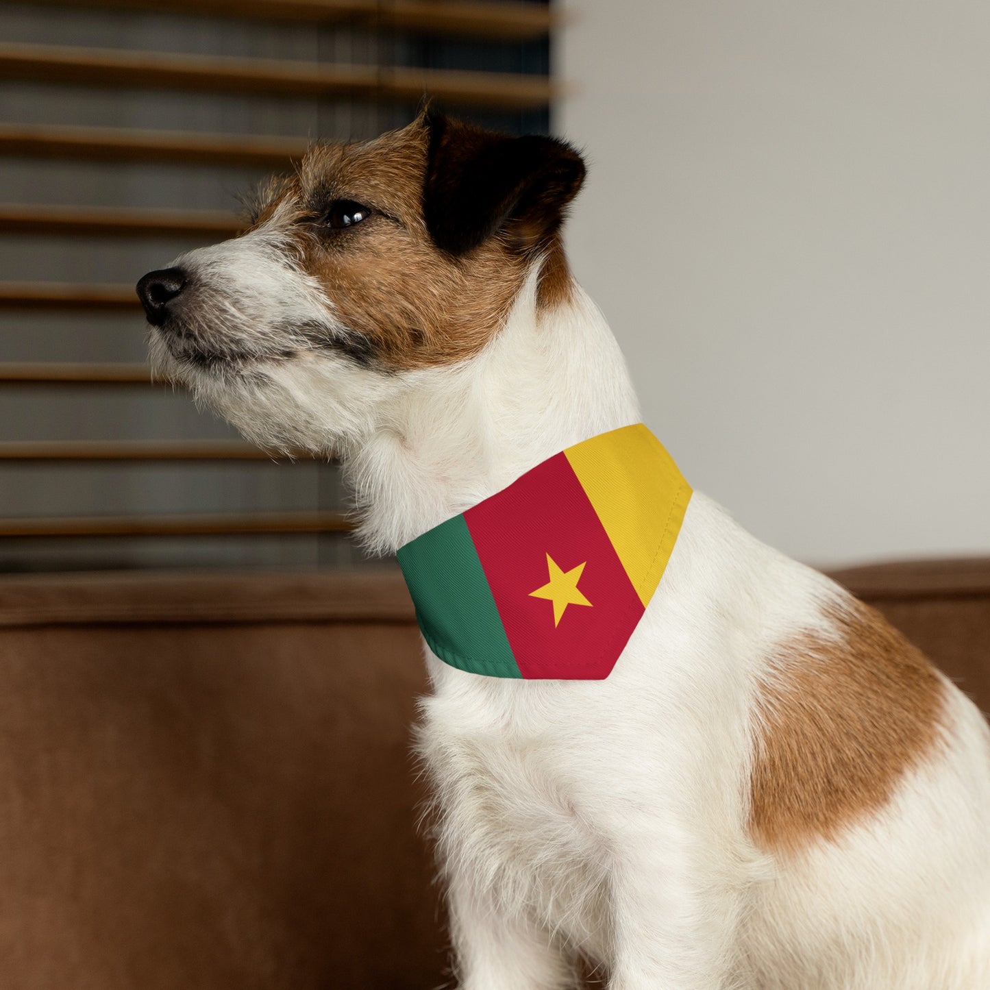 Cameroon Pet Bandana Collar | Cameroonian flag Dog Cat Animal