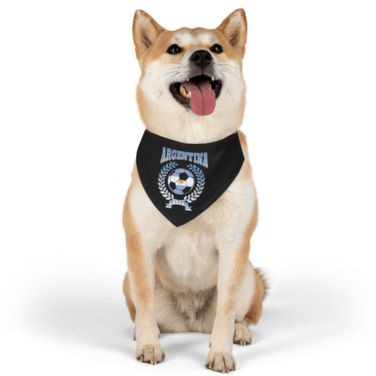 Argentina 2024 Soccer Football Championship Games Argentinian Team Pet Bandana Collar