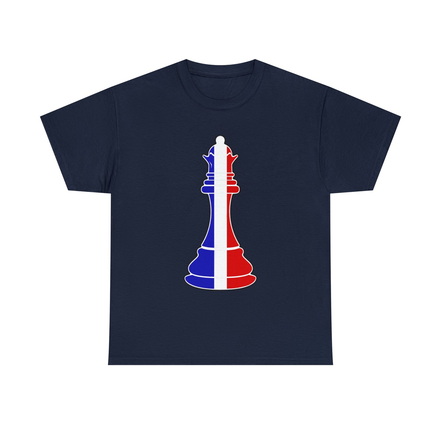 French Queen Flag Chess Piece France T-Shirt | Unisex Tee Shirt