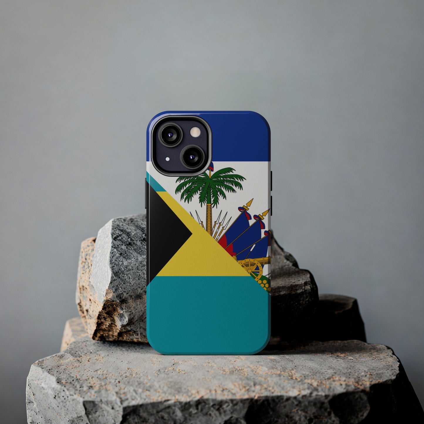 Bahamas Haiti Flag Bahamian Haitian Tough Phone Cases