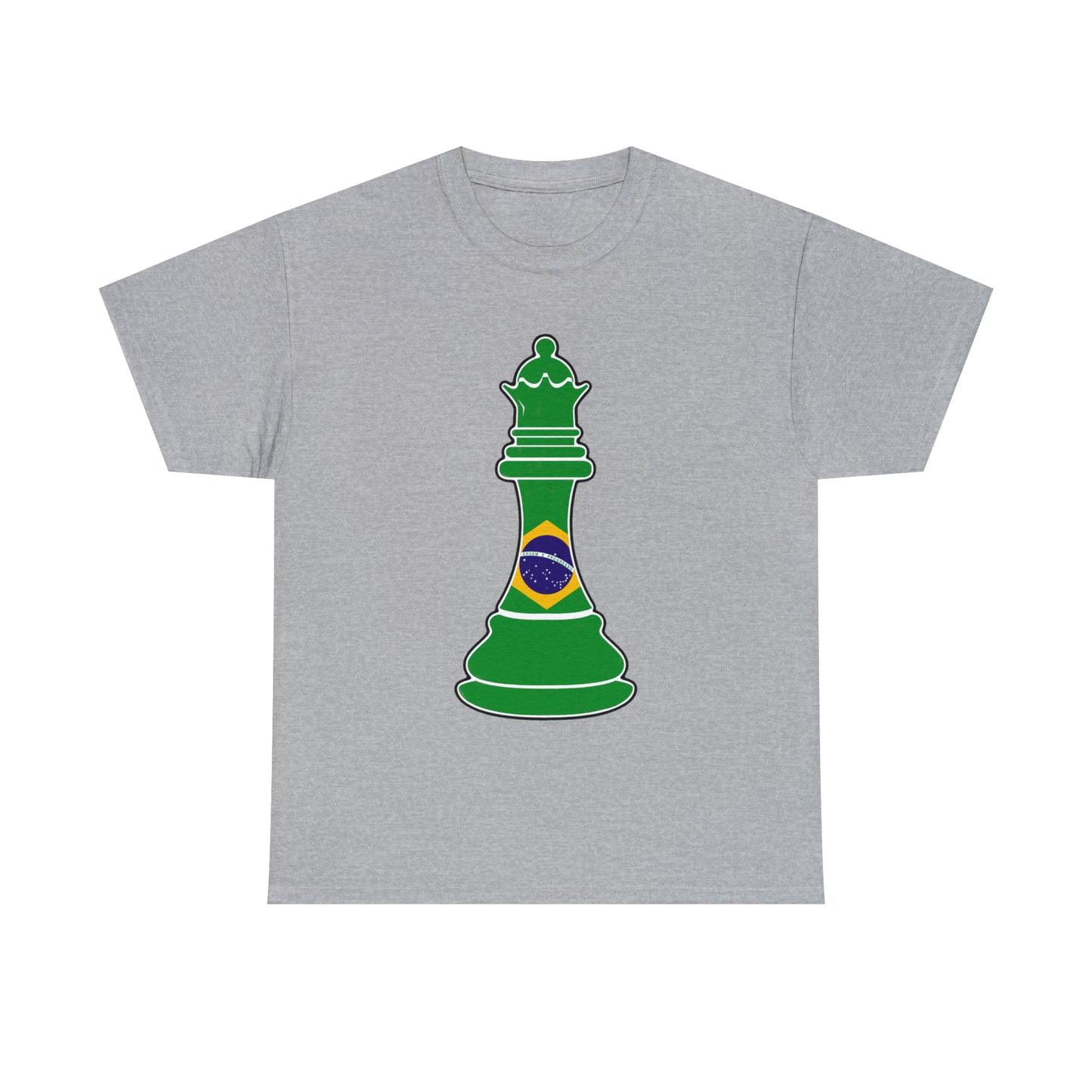 Brazillian Queen Flag Chess Piece Brazil T-Shirt | Unisex Tee Shirt