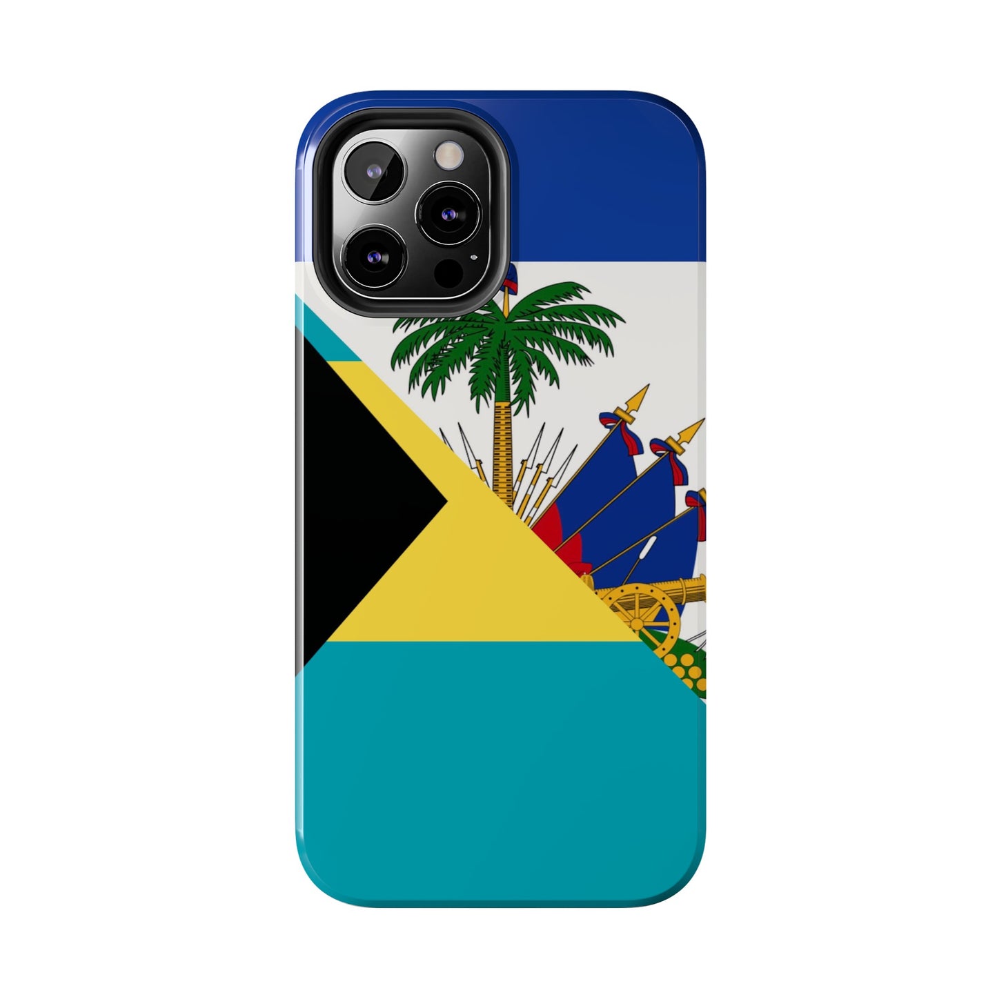 Bahamas Haiti Flag Bahamian Haitian Tough Phone Cases