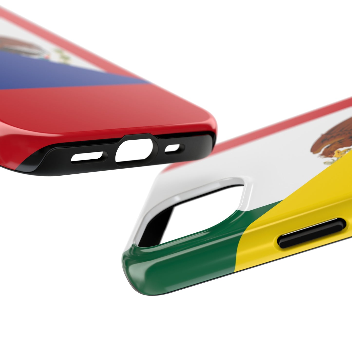 Mexican Colombian Flag Half Mexico Colombia Tough Phone Cases