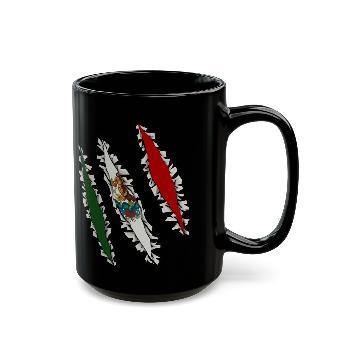 Mexico Slash Black Mug (11oz, 15oz)