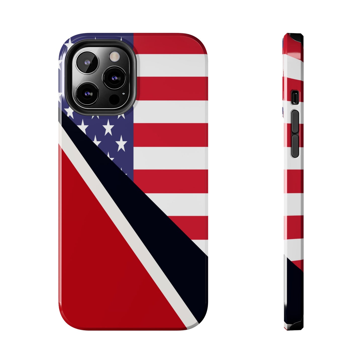 Trinidad American Flag Trini USA Tough Phone Cases