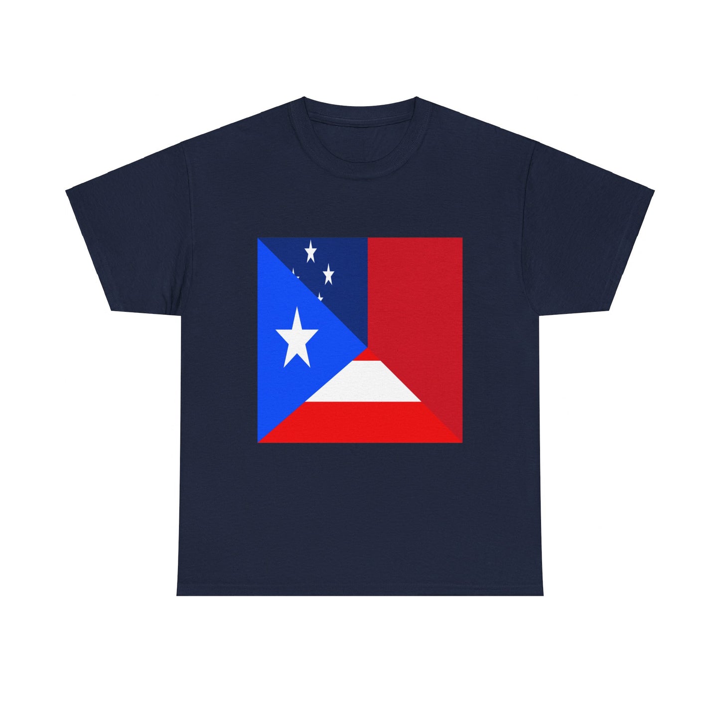 Puerto Rican Samoan Flag Tee Shirt | Unisex Puerto Rico Samoa USA Tshirt