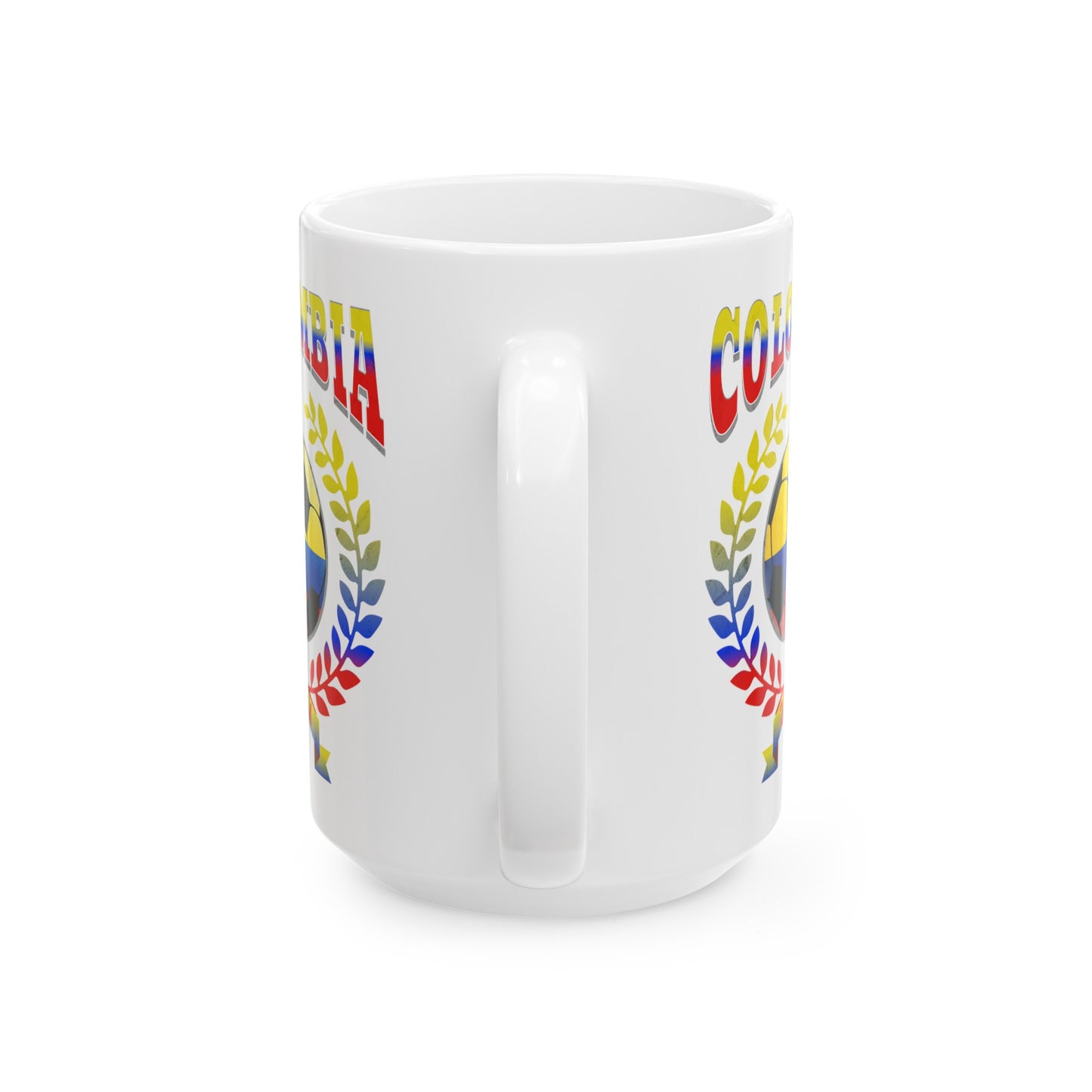 Colombia 2024 Soccer Football Championship Games Colombian Team Ceramic Mug 11oz, 15oz Cup