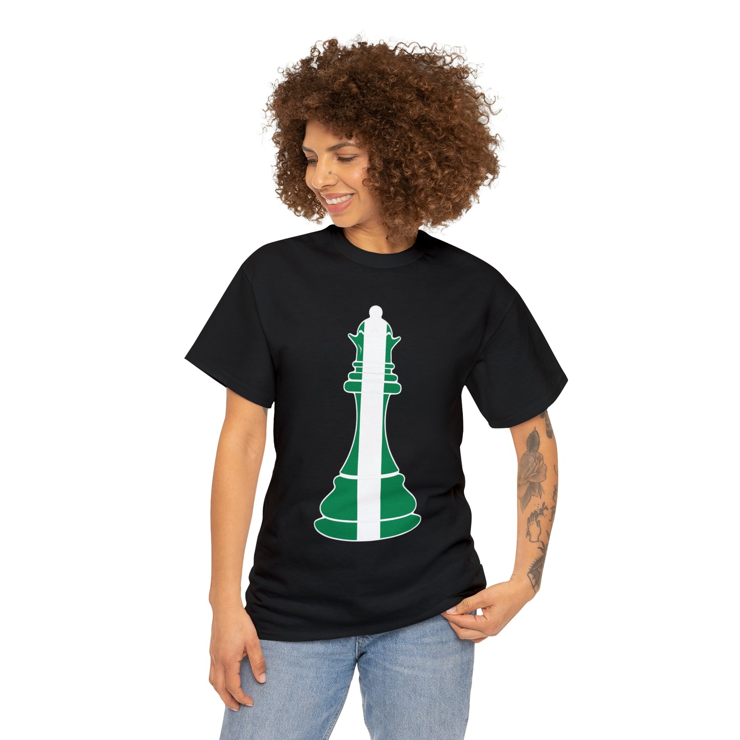 Nigerian Queen Flag Chess Piece Nigeria T-Shirt | Unisex Tee Shirt