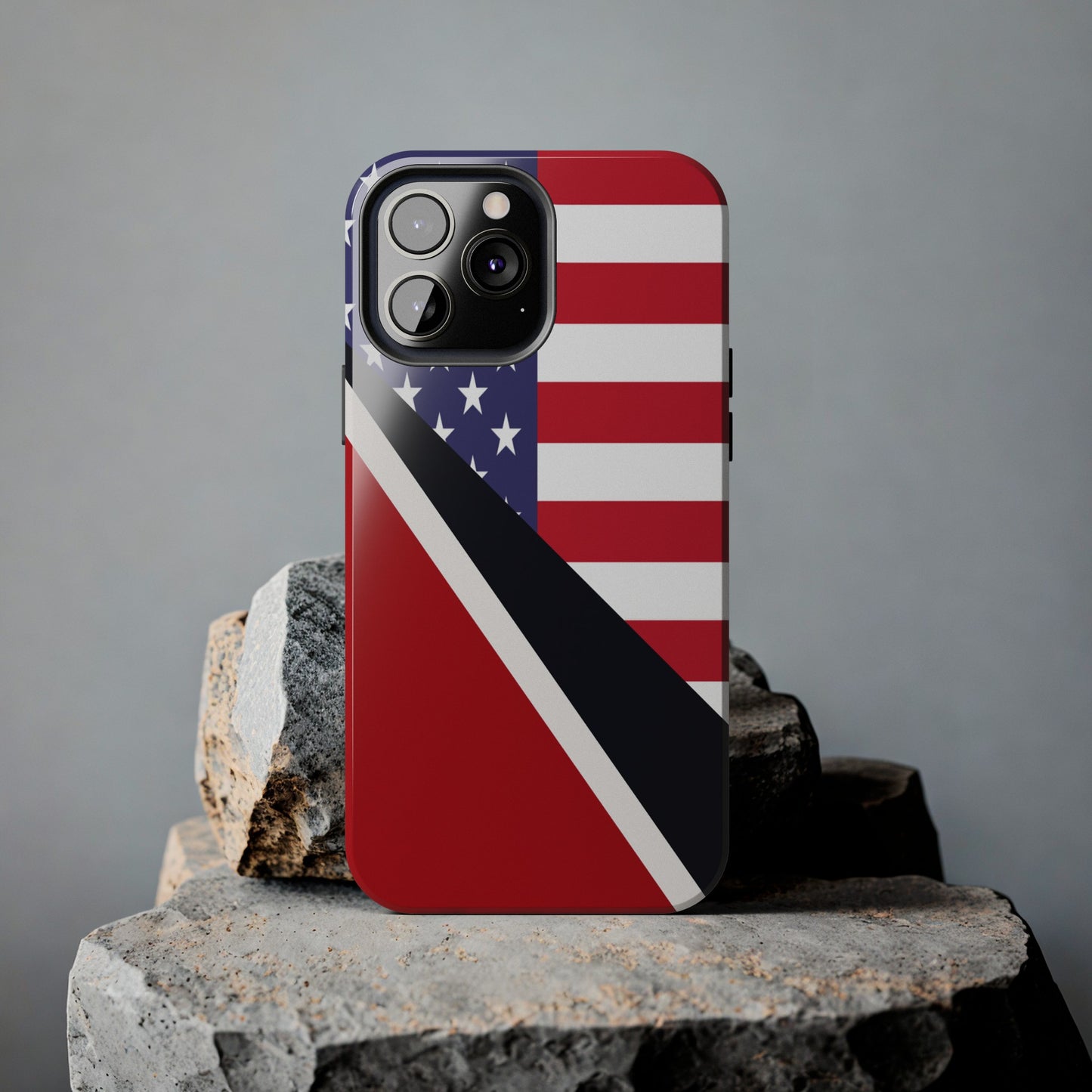 Trinidad American Flag Trini USA Tough Phone Cases