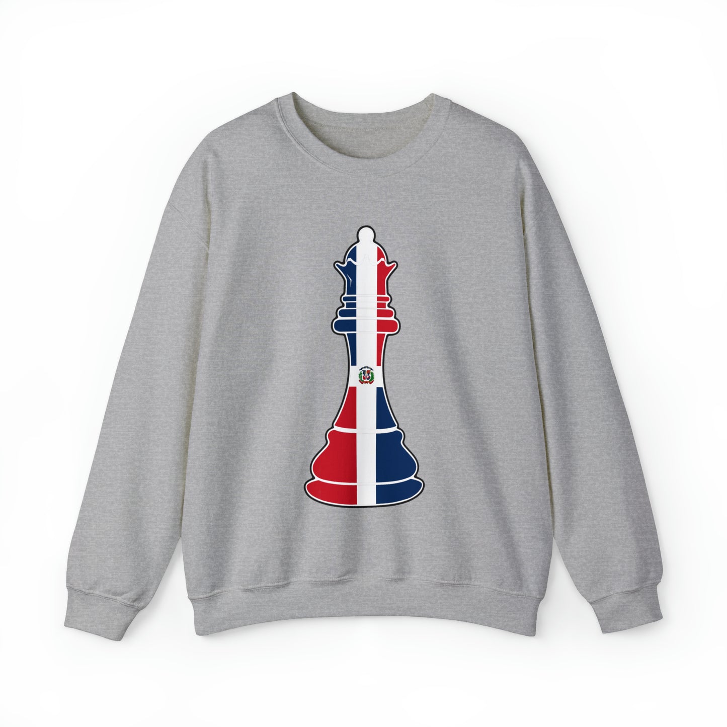 Dominican Republic Queen Flag Chess Piece DR Unisex Sweatshirt