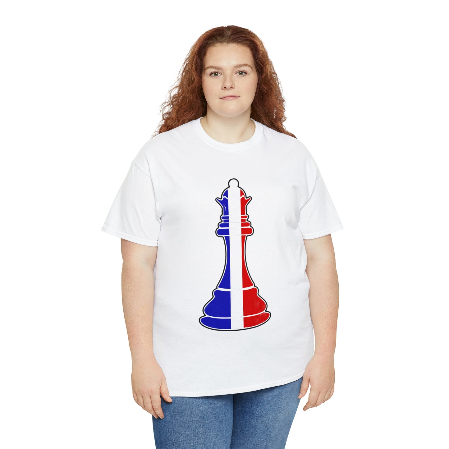 French Queen Flag Chess Piece France T-Shirt | Unisex Tee Shirt