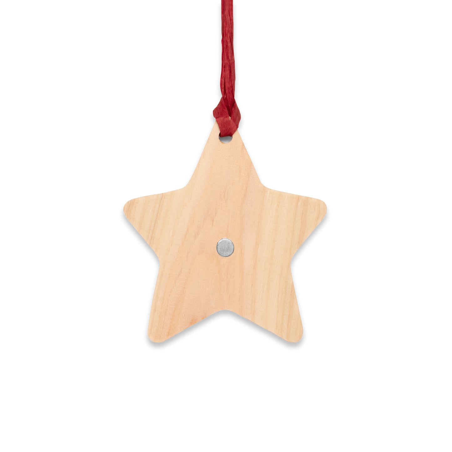 Trinidad American Flag Trini USA Wooden Ornament