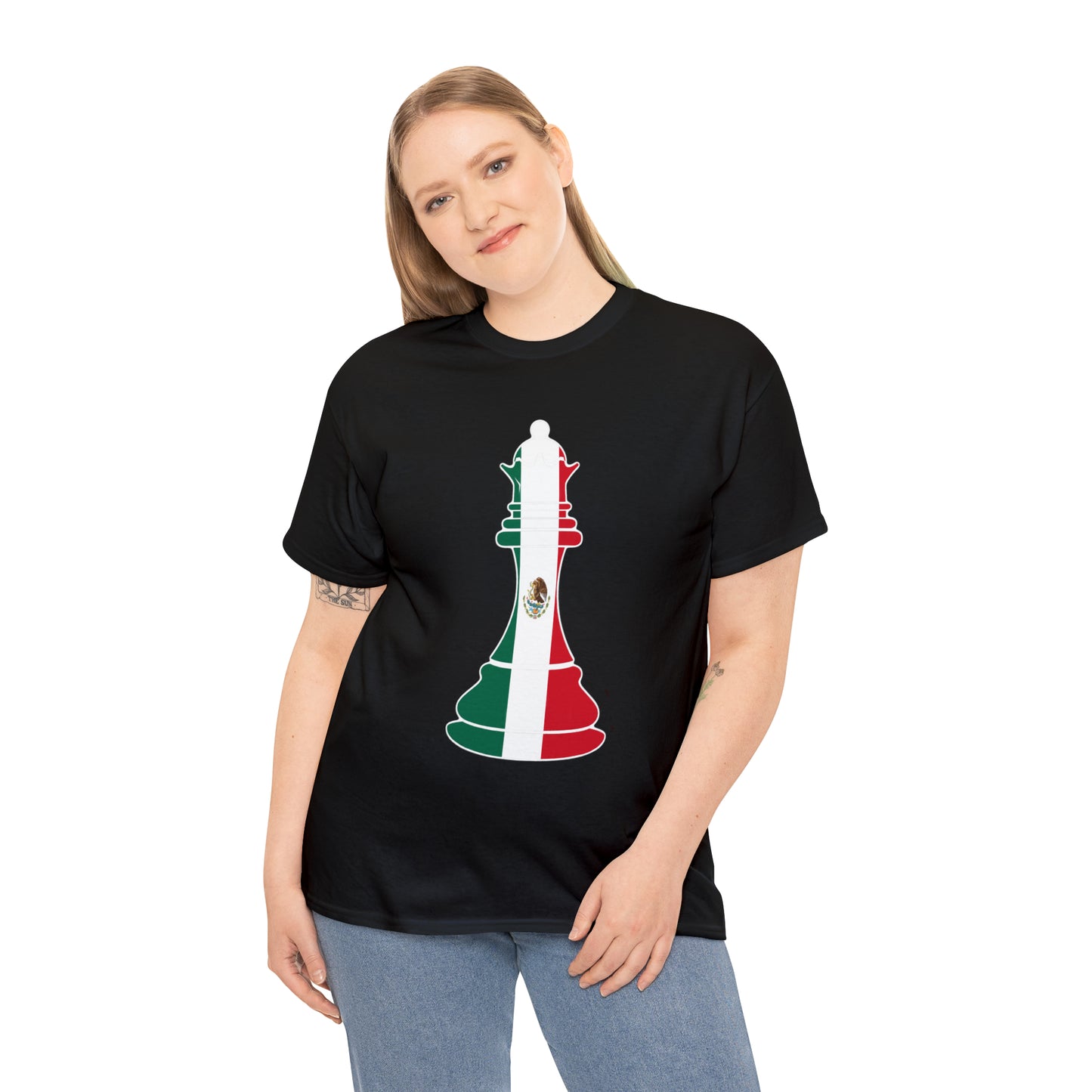 Mexican Queen Flag Chess Piece Mexico T-Shirt | Unisex Tee Shirt