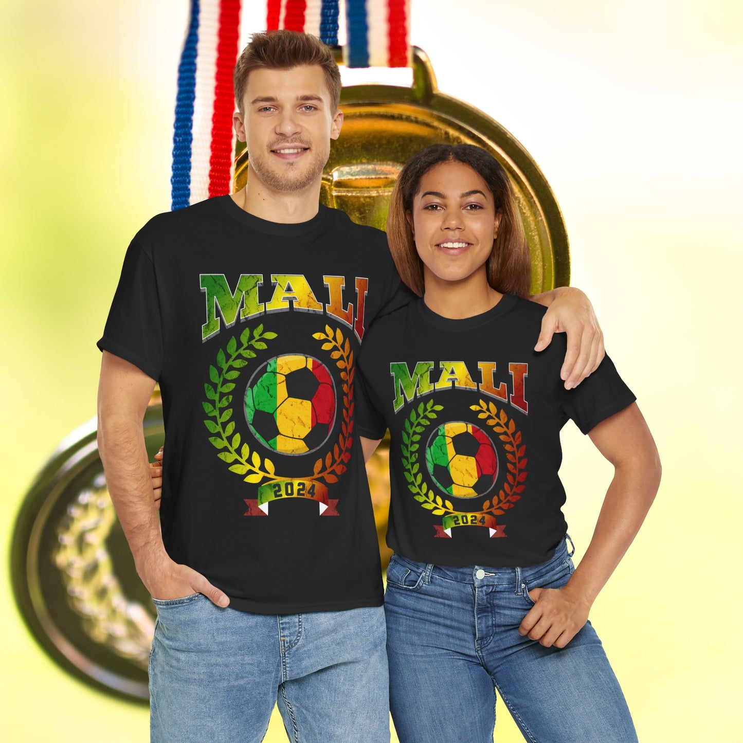 Mali 2024 Soccer Football Championship Games Malians Team T-Shirt | Unisex Tee Shirt