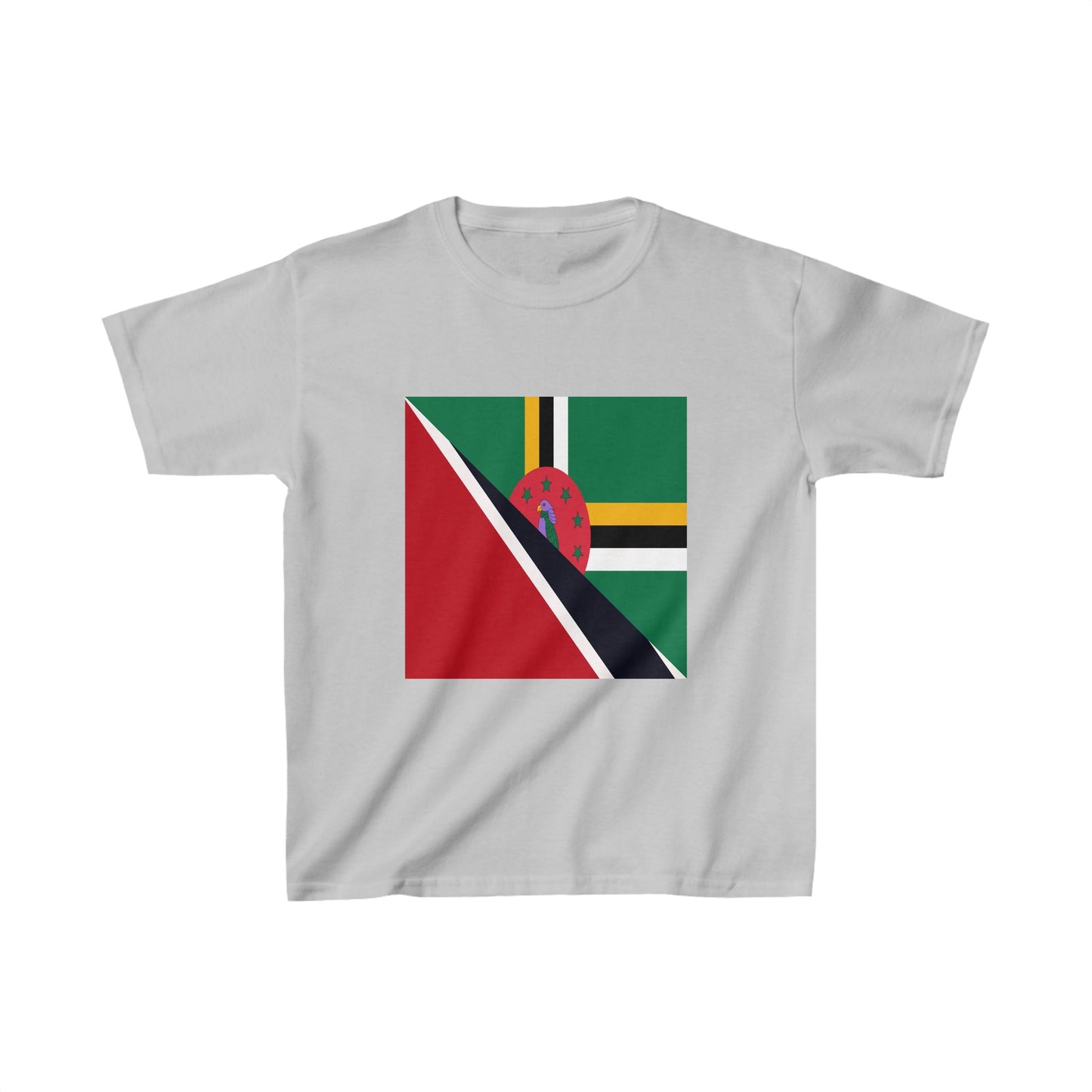 Kids Trinidad Dominica Flag Trini Tobago T-Shirt | Unisex Tee Shirt