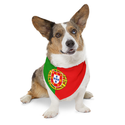 Portugal Pet Bandana Collar | Portuguese Flag Dog Cat Animal