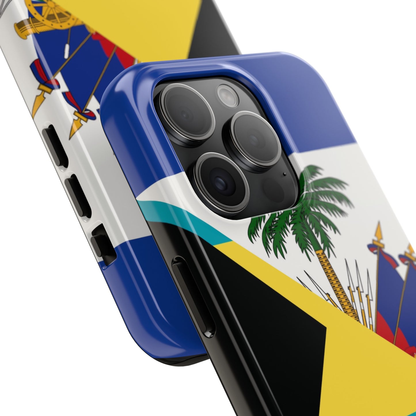 Bahamas Haiti Flag Bahamian Haitian Tough Phone Cases