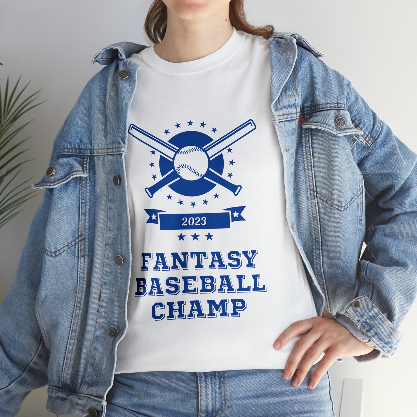 Fantasy Baseball 2023 Champion Fantasy League Champ T-Shirt | Unisex Tee Shirt