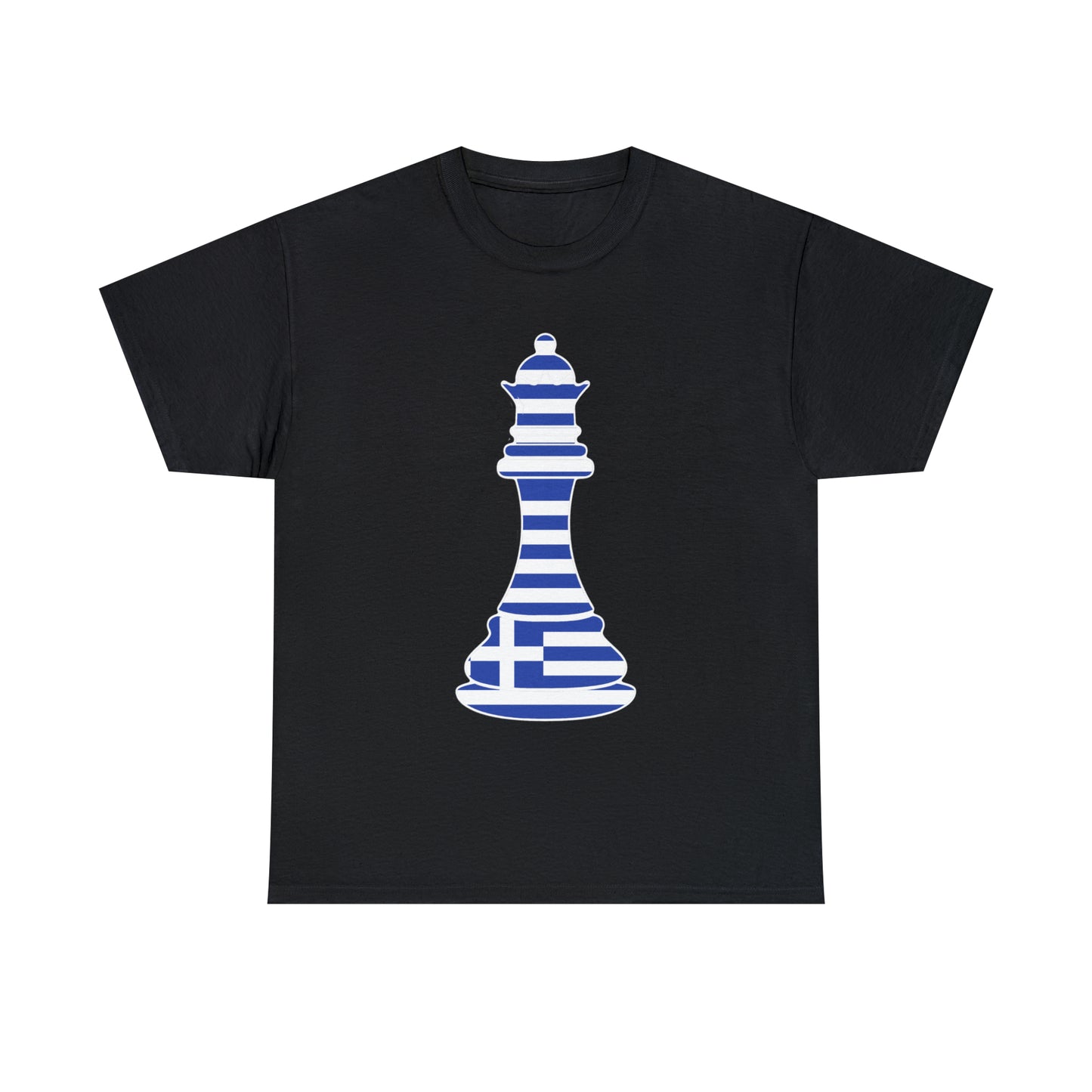 Greek Queen Flag Chess Piece Greece T-Shirt | Unisex Tee Shirt