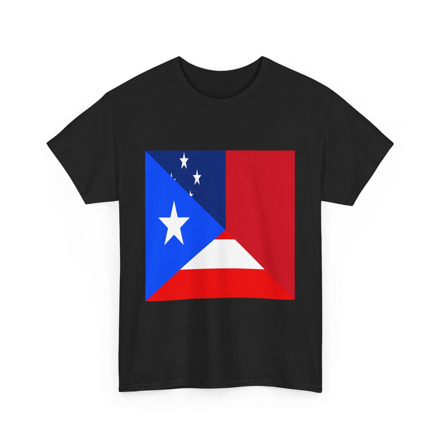 Puerto Rican Samoan Flag Tee Shirt | Unisex Puerto Rico Samoa USA Tshirt