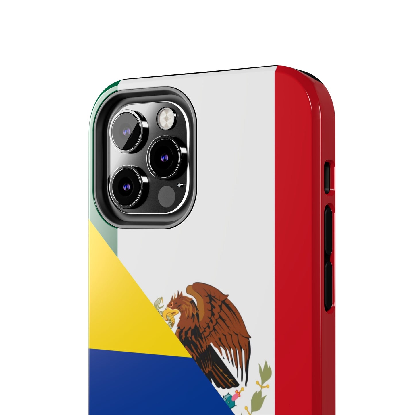 Mexican Colombian Flag Half Mexico Colombia Tough Phone Cases