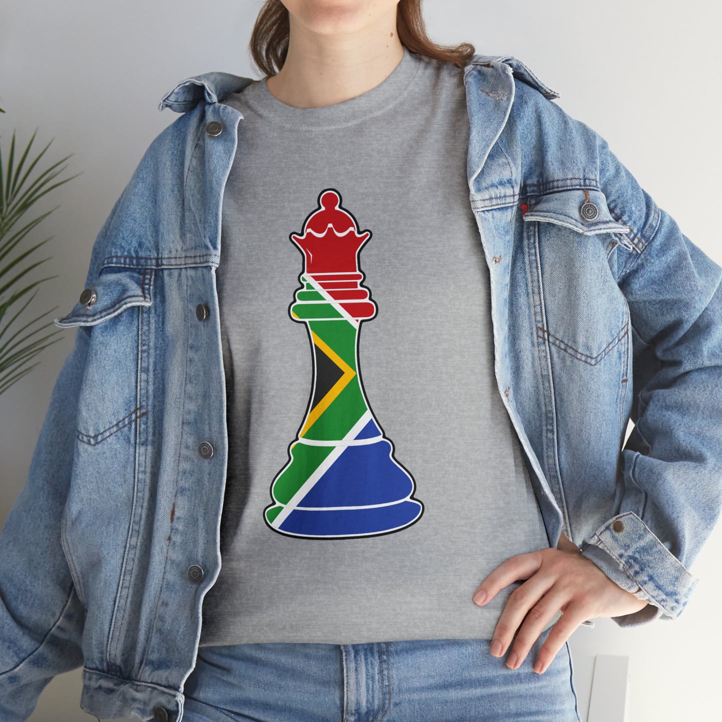 South African Queen Flag Chess Piece SA T-Shirt | Unisex Tee Shirt