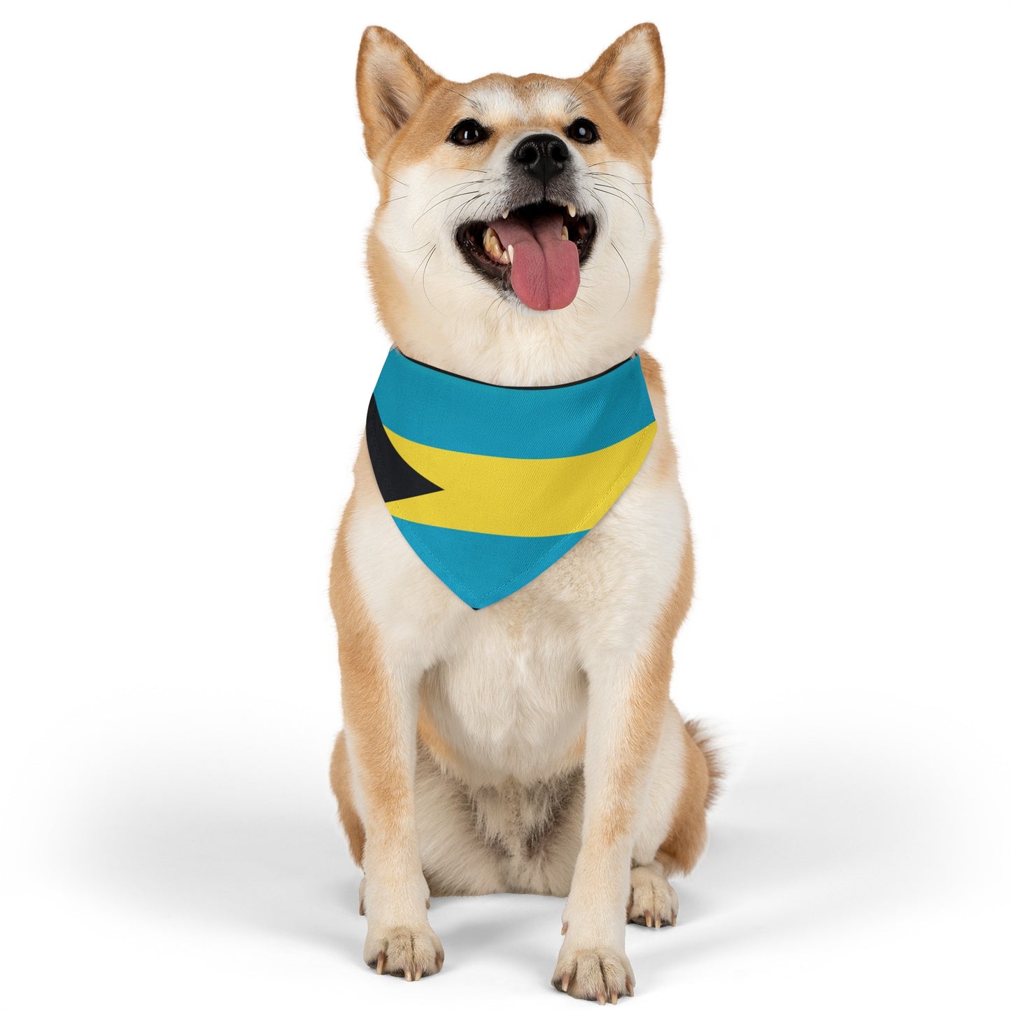 Bahamas Flag Pet Bandana Collar | Bahamian Dog Cat Animal