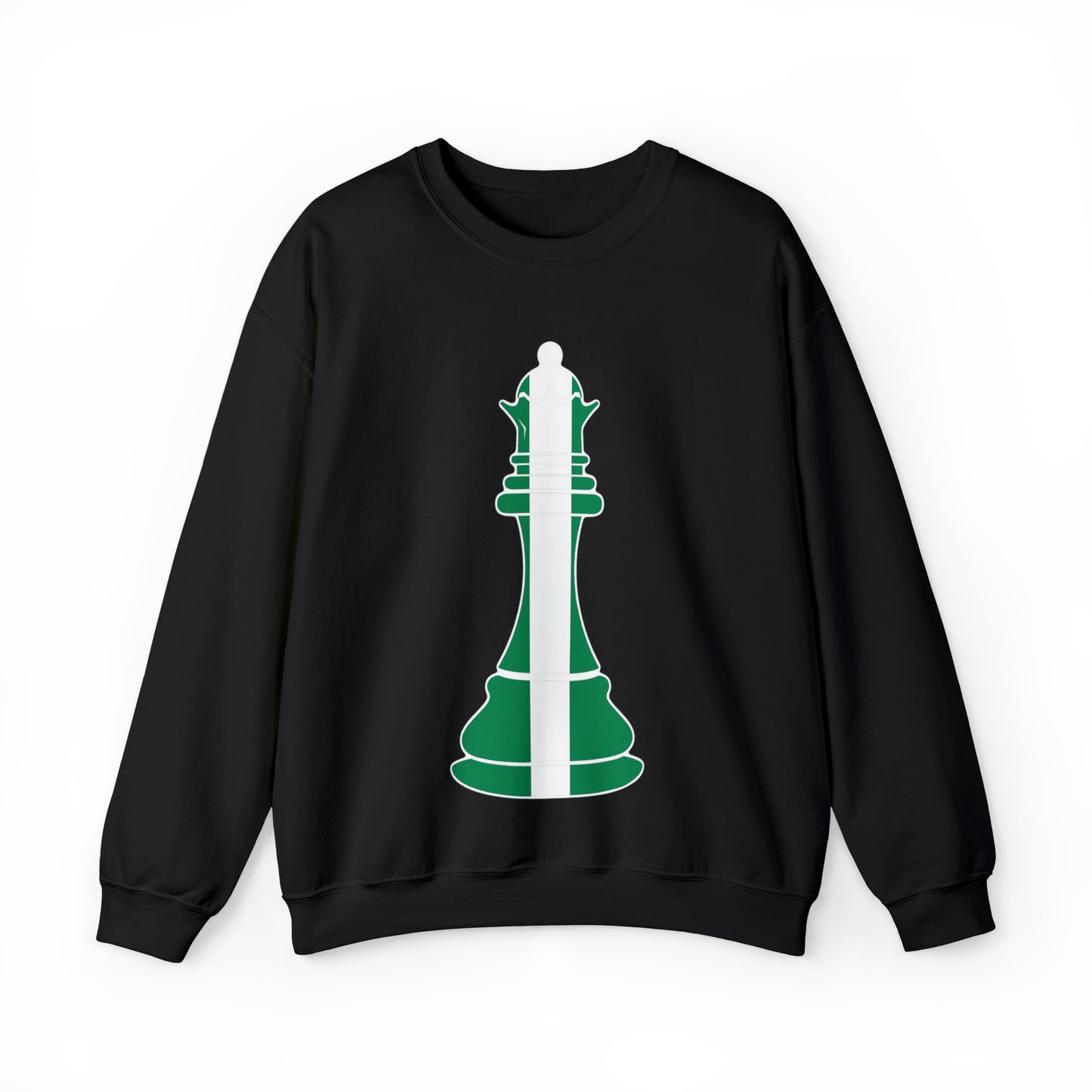 Nigerian Queen Flag Chess Piece Nigeria Unisex Sweatshirt