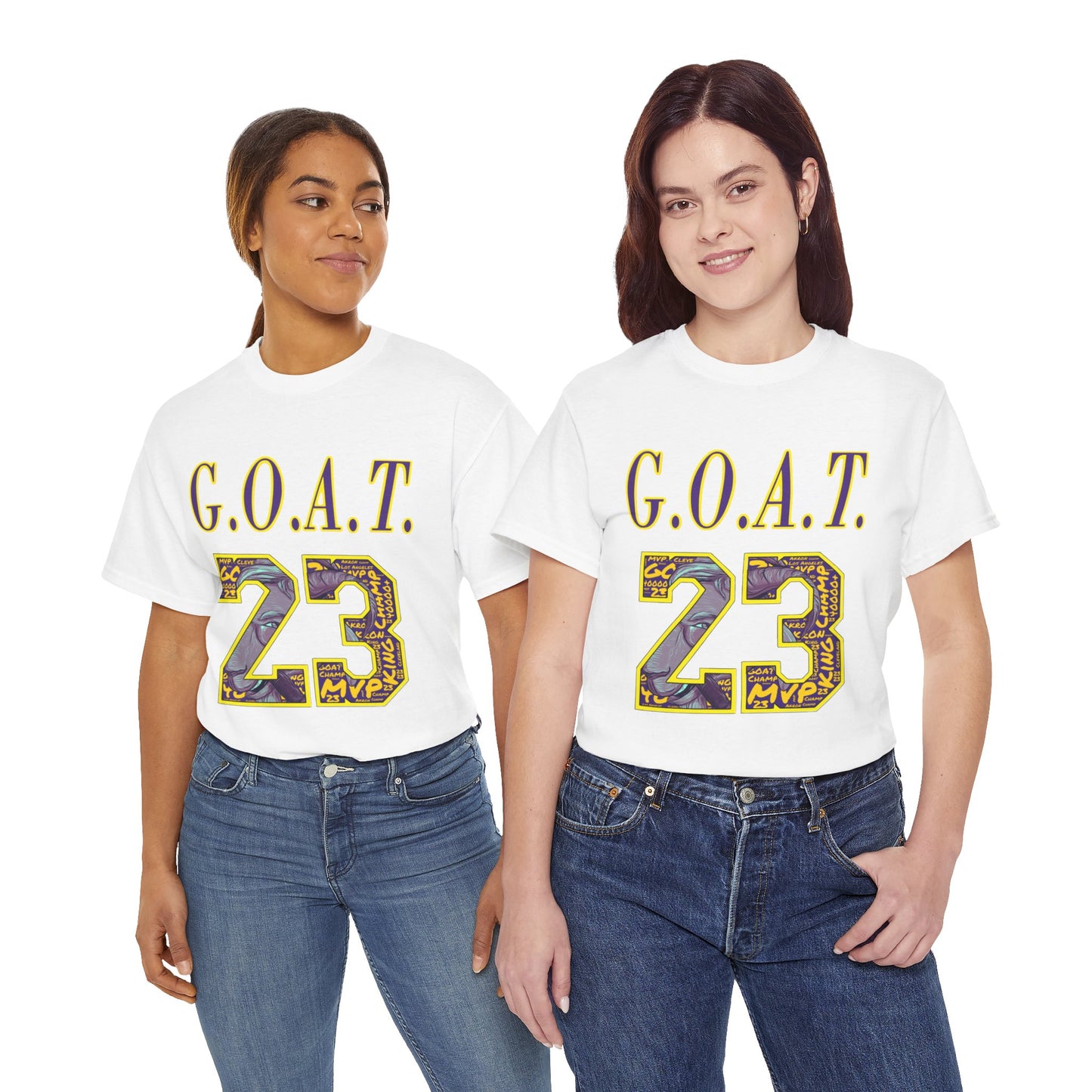 GOAT 23 T-Shirt | Los Angeles Basketball G.O.A.T Tee