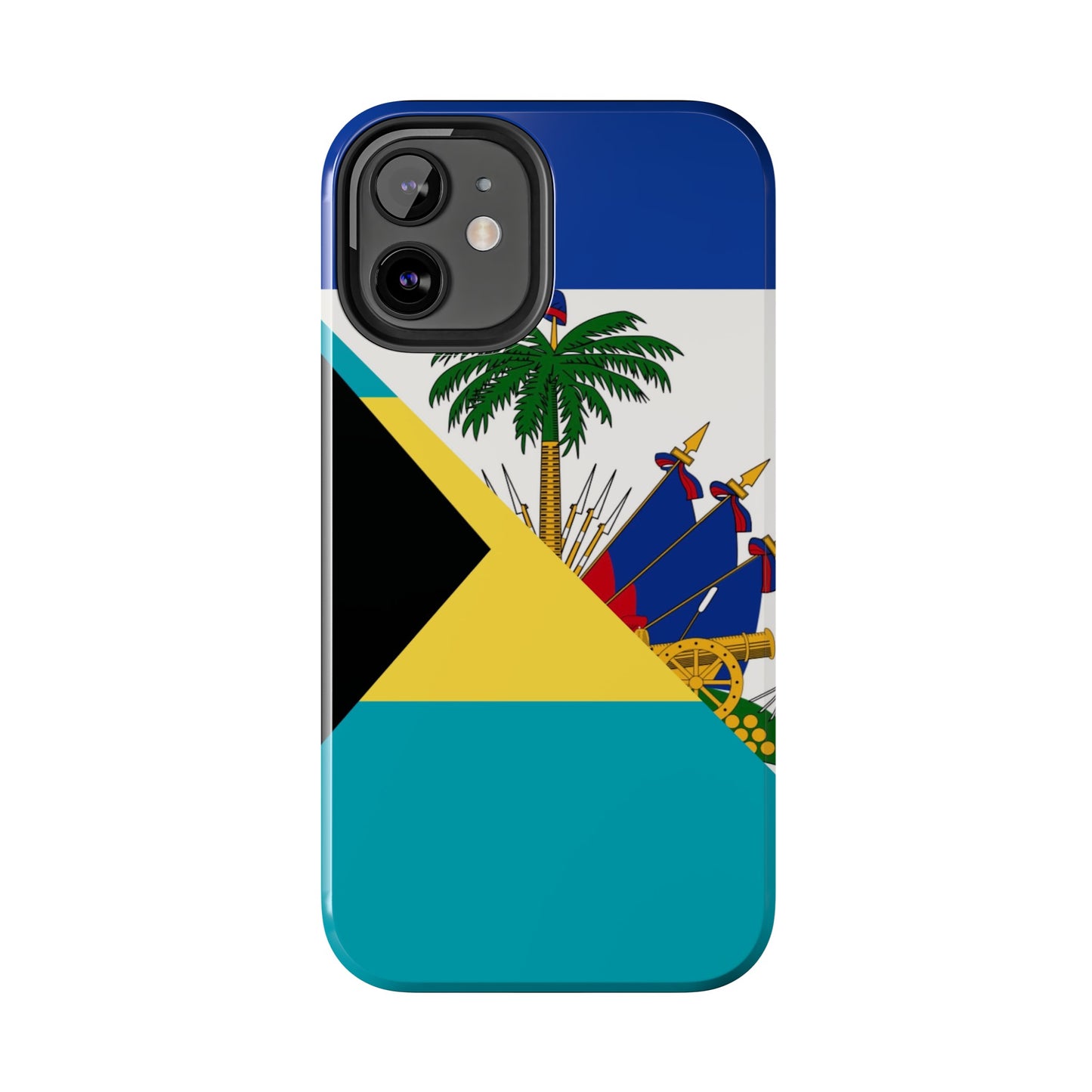 Bahamas Haiti Flag Bahamian Haitian Tough Phone Cases