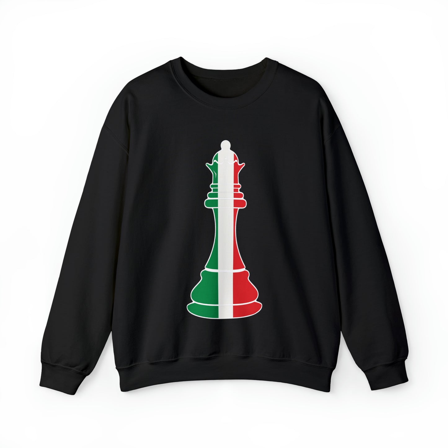 Italian Queen Flag Chess Piece Italy Unisex Sweatshirt