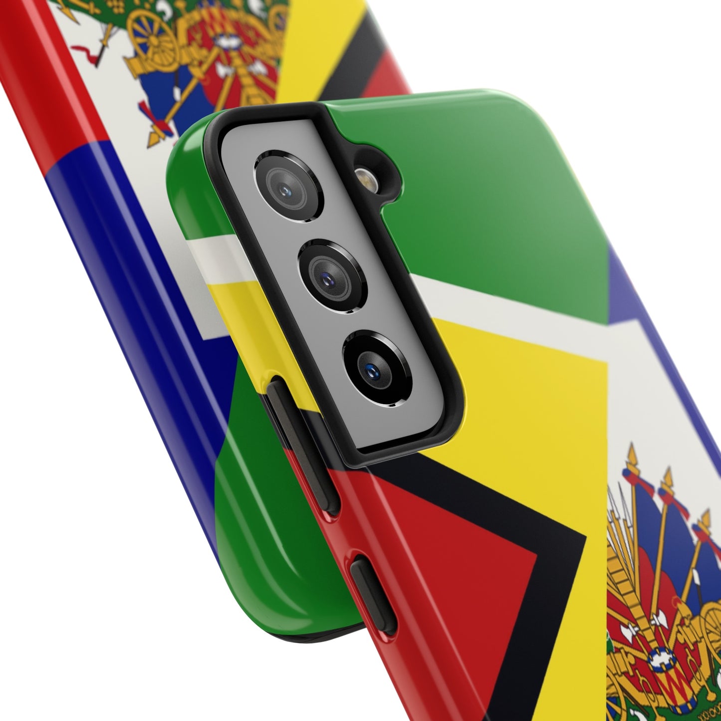 Haiti Guyana Flag Haitian Guyanese Tough Phone Cases