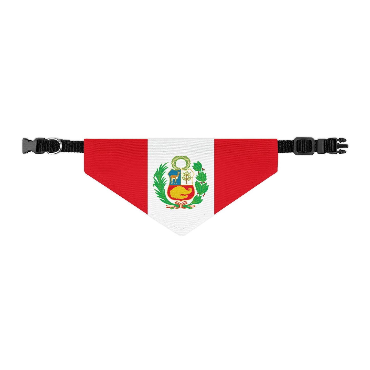 Peru Flag Pet Bandana Collar | Peruvian Dog Cat Animal